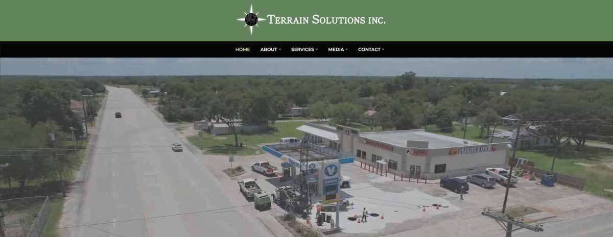 screen capture of Terrain Solutions